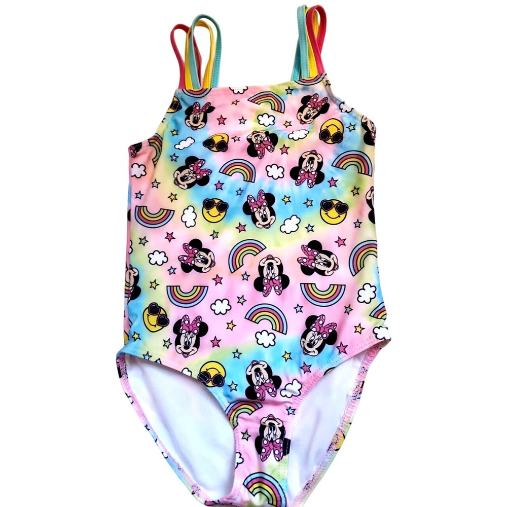 NEW Disney's Character "Minnie Mouse" Girls 1-piece Swimsuit Size 5/6